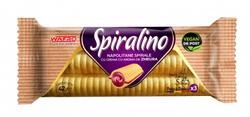 SPIRALINO vlnky s malinovým krémem 42 g 